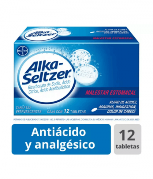 Alka-seltzer 12 tabletas