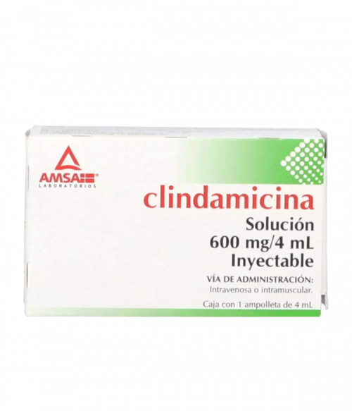 Clindamicina Solución Inyectable 600 mg 4 ml