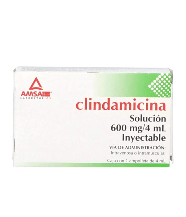 Clindamicina Solución Inyectable 600 mg 4 ml
