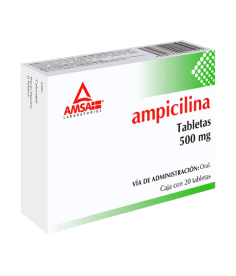 ampicilina 500 mg