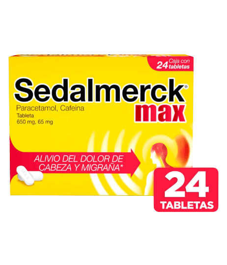 sedalmerck max 24 tabletas precio
