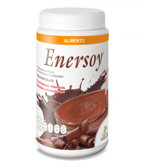 Enersoy malteada en Polvo para Preparar sabor chocolate de 500g