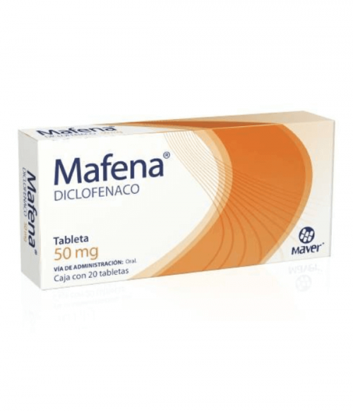 Mafena Diclofenaco 20 Tabletas 50 mg
